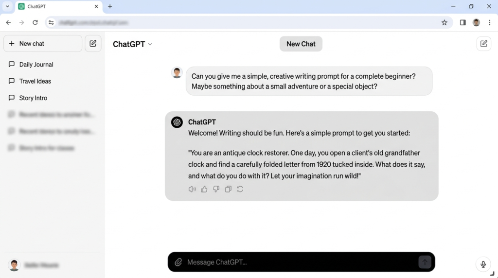 ChatGPT writing