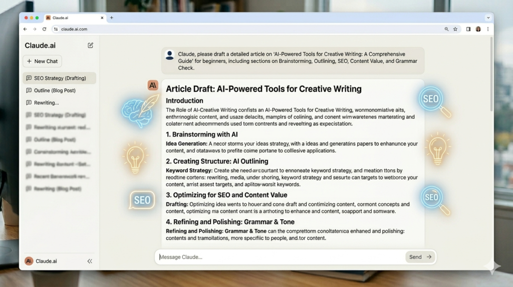Claude AI writing