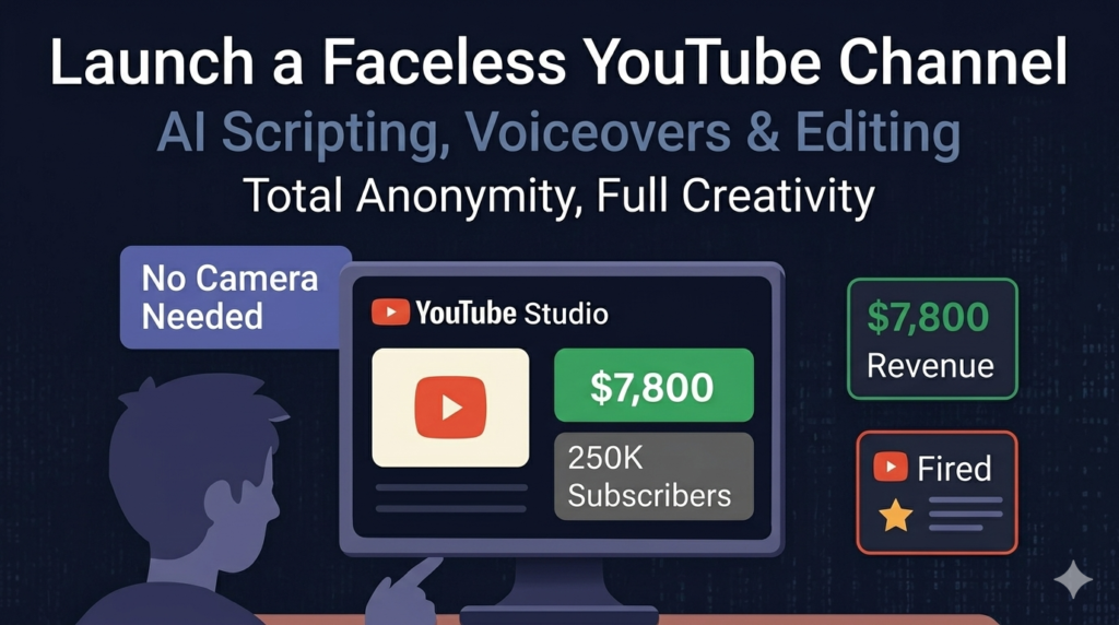 Faceless YouTube channel launch timeline