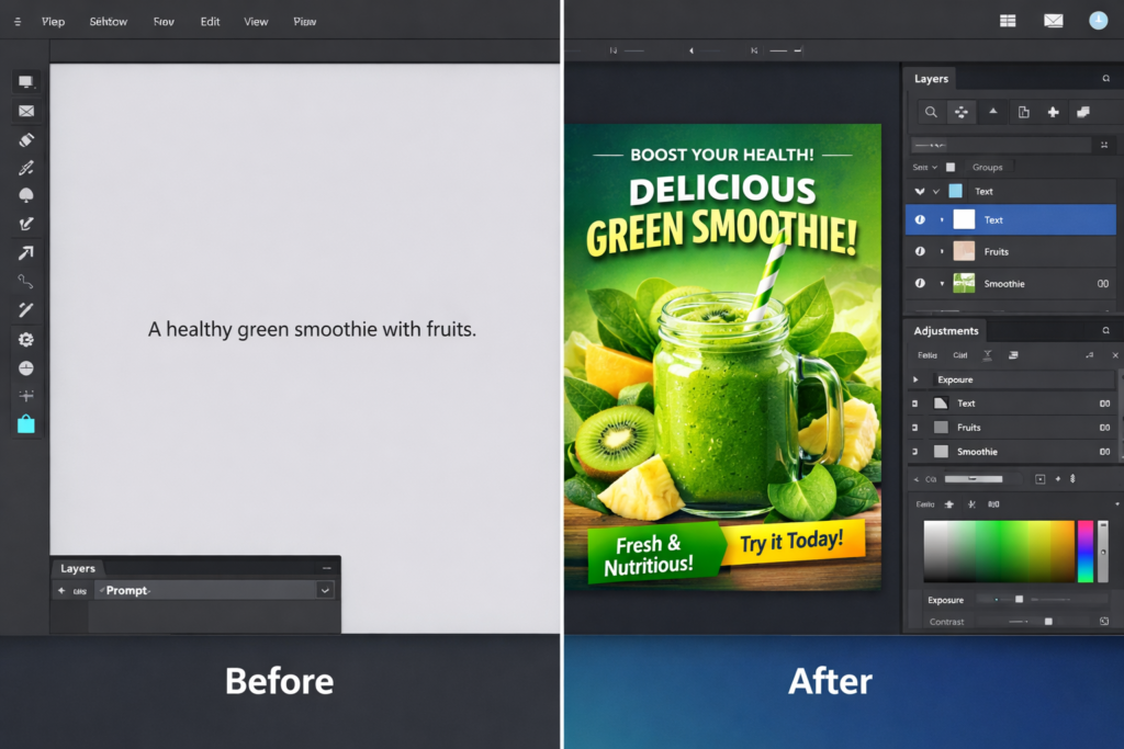 best free AI tools design workflow Canva example