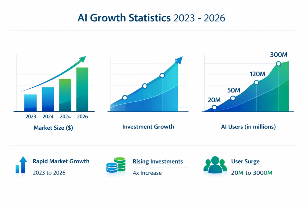 best free AI tools growth statistics chart