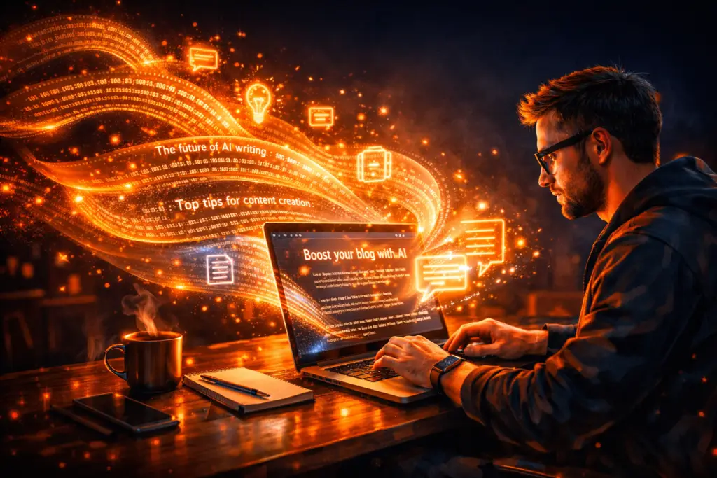 how to write blog posts with AI