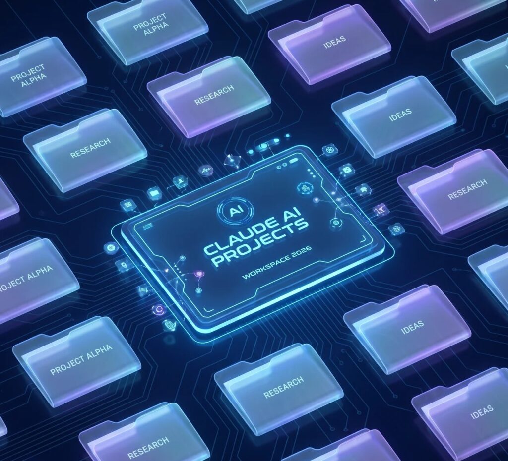 Claude AI Projects feature organized workspace 2026
